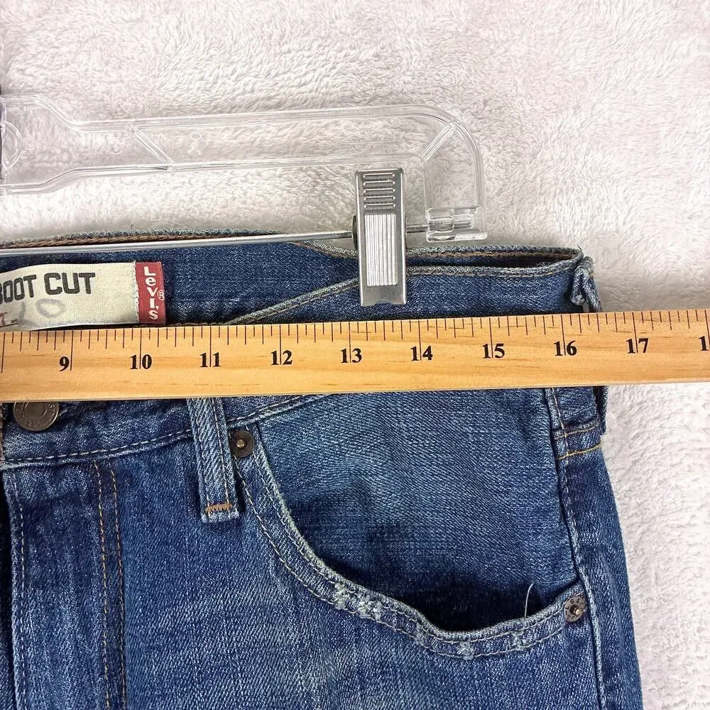 VTG Levis 527 Jeans Mens 32x30 Faded Whiskered Boot Cut Classic Western Y2K